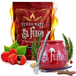 Yerba Mate Winter Starter Set El Fuego Energia 500g + αξεσουάρ