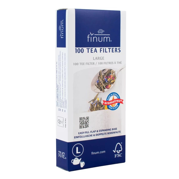 Χάρτινα φίλτρα τσαγιού - μέγεθος L (100 τεμάχια)
