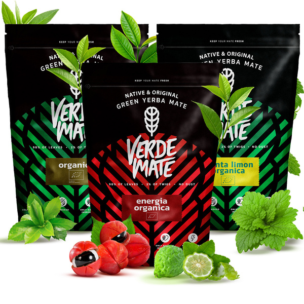 Σετ Yerba Mate Verde Mate BIO 3x400γρ