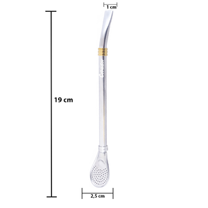 Bombilla Anillo χρυσό + καθαριστικό