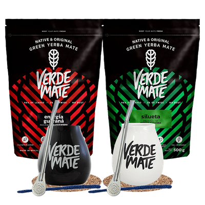 Σετ Yerba Verde Mate Silueta 500g + Energia 500g