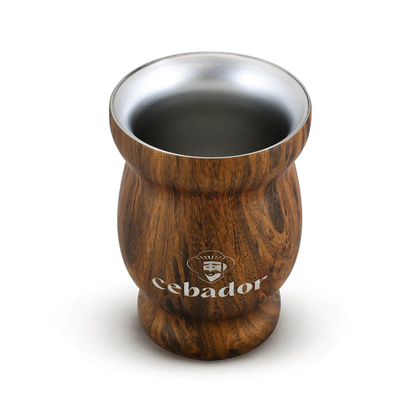 TermoMate Cebador – θερμική κούπα για yerba mate – 190 ml (ξύλινο χρώμα)