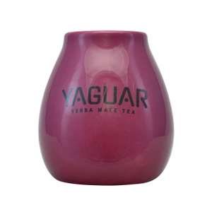 Κεραμικό Καλαμπάς με λογότυπο Yaguar (μωβ) 350ml