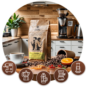 Bro Coffee Roastery - Καφές ολόκληρος Colombia Medellin Premium 1 κιλό