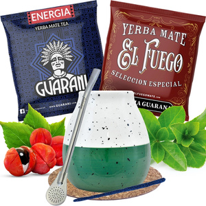 Yerba mate σετ Calabash + Bombilla 100g