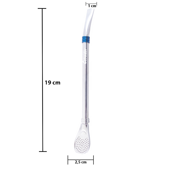 Bombilla Anillo μπλε