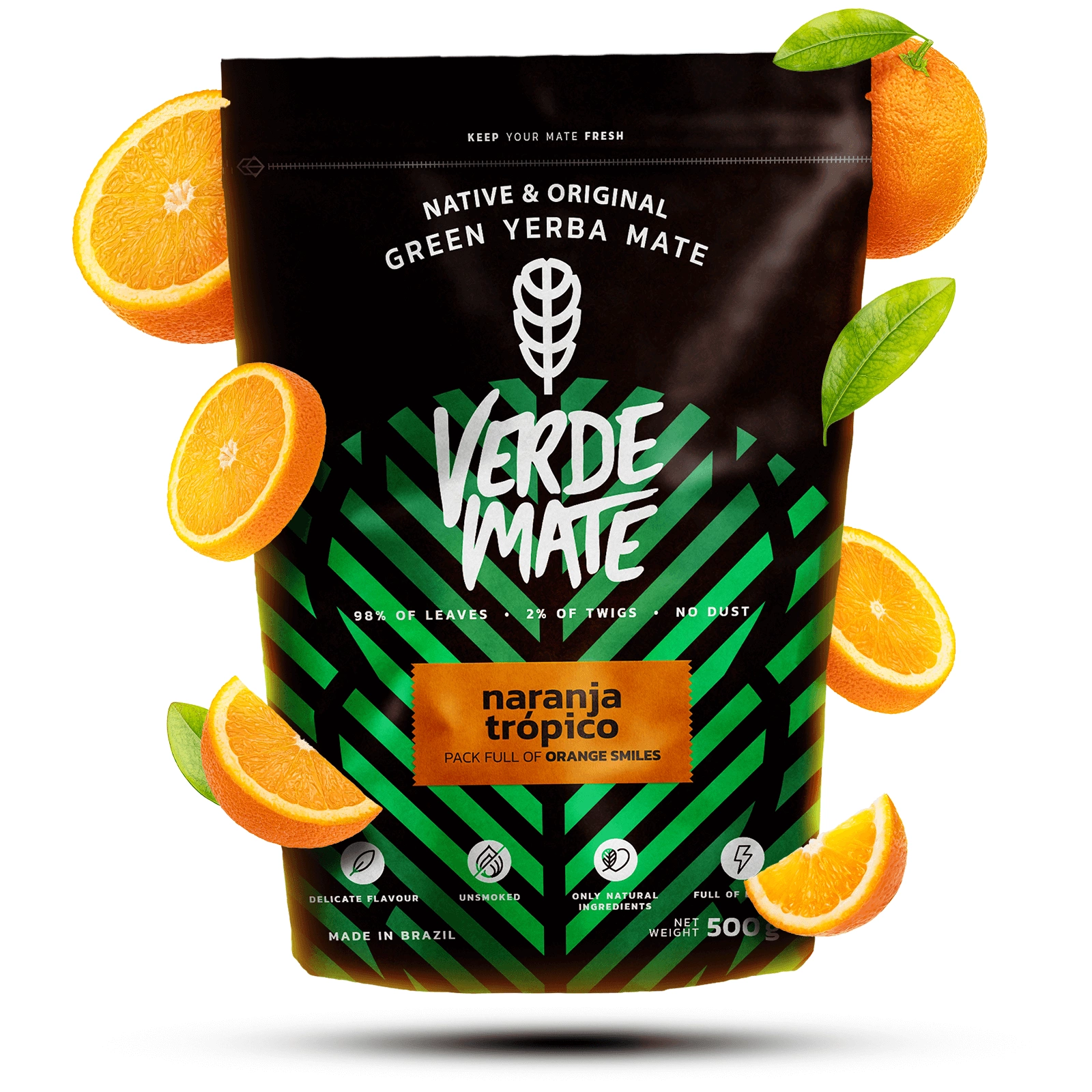 Verde Mate Green Naranja Trópico