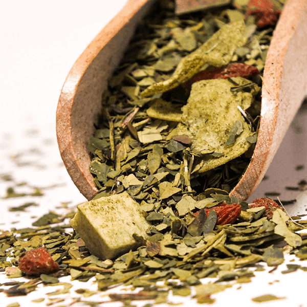 Yerbera – Μεταλλικό κουτί + Verde Mate Green Frutos Tropicales 0,5 κιλά