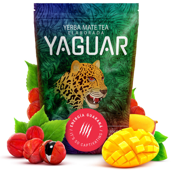 Σετ Yerba Mate Yaguar Energy Calabash Gatito 500g