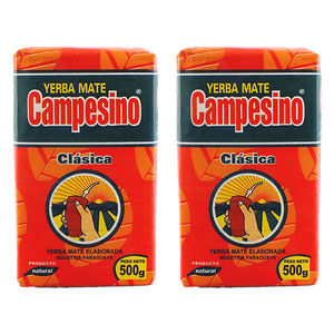 Σετ Yerba Mate 2x Campesino Classica Elaborada Con Palo 0,5kg
