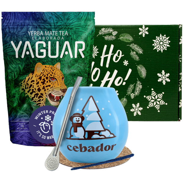 Χειμερινό σετ δώρου Yerba Mate Yaguar Winter Prune 0,5kg