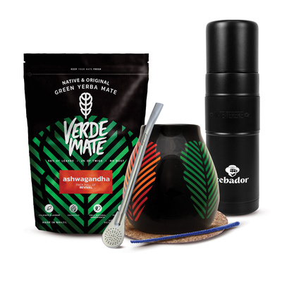 Σετ Yerba Mate Verde Mate 400γρ 0,4κιλά Yerbomos XL + Καλαμπάς + Bombilla