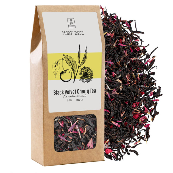 Mary Rose – Τσάι Black Velvet Cherry – 50 γρ