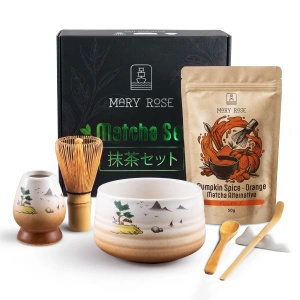 Σετ δώρου για την προετοιμασία Orange Matcha