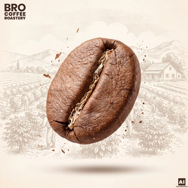 Bro Coffee Roastery – Καφές ολόκληρος Pure Crema 1 κιλό