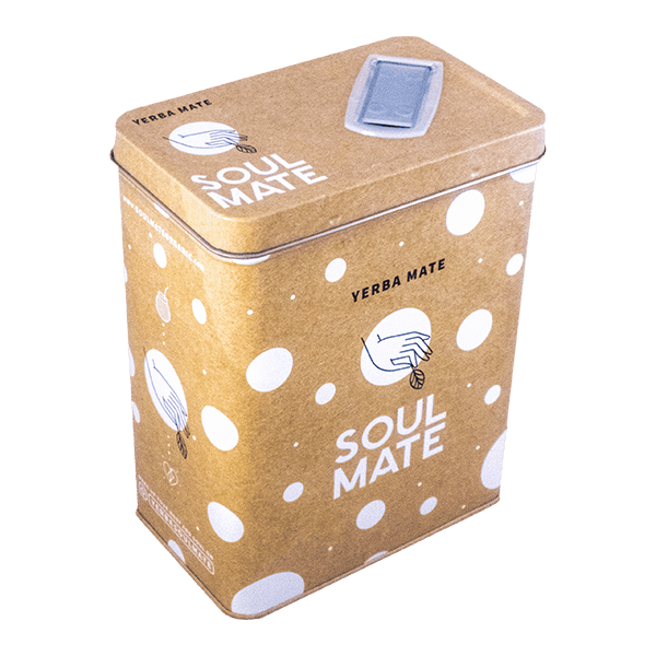 Yerbera – Μεταλλικό κουτί + Soul Mate Orgánica Siempre 0,5 κιλά