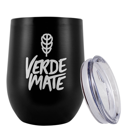 TermoLid - δοχείο από ανοξείδωτο χάλυβα με καπάκι - Verde Mate (μαύρο) - 350 ml