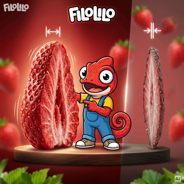 FiloLilo – Λυοφιλιωμένες φράουλες (φέτες) 100 γρ.