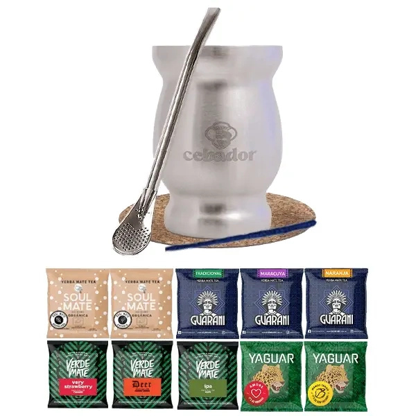 Σετ Yerba Mate 10x50g TermoLid Cebador 500g