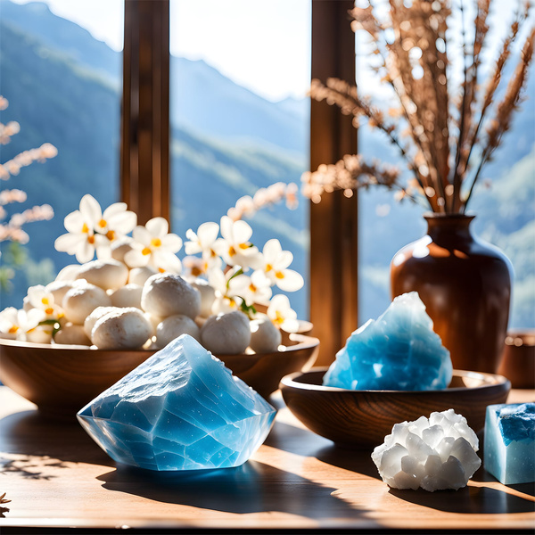 Μπλε ασβεστίτης (ακατέργαστη πέτρα) 1 τεμ.