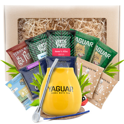 Σετ δώρου Yerba Mate 10x50γρ 500γρ Καλαμπάς + Bombilla
