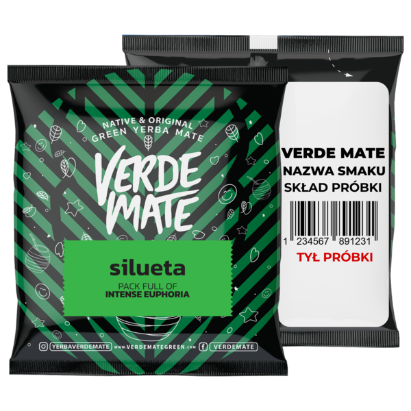 Σετ Yerba Mate Πράσινο 500g Mate Gourd Bombilla 10x50g
