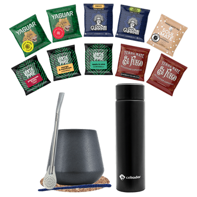 Σετ Yerba Mate 500g Mate Gourd 10x50g θερμός