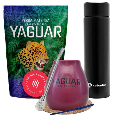 Σετ θερμός Yerba Mate Yaguar Energia Guarana