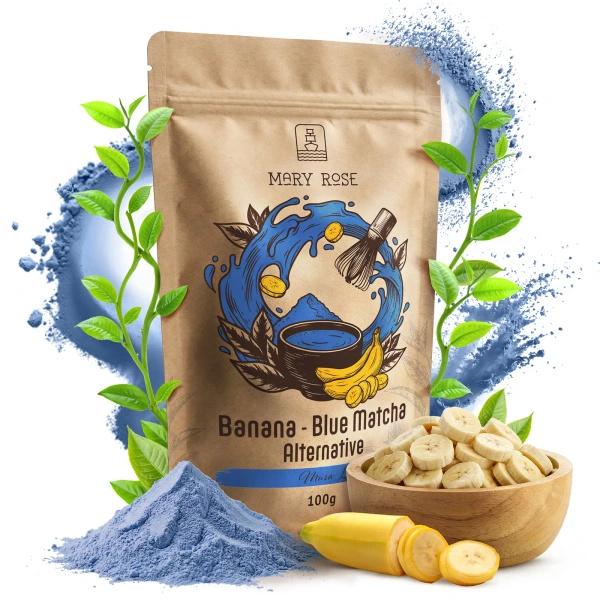 Mary Rose – Blue Matcha Alternative – Μπανάνα (σε σκόνη) 100 γρ