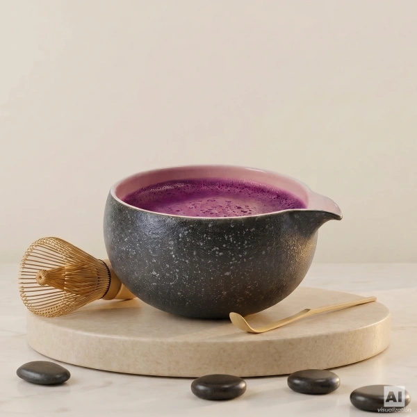 Σετ δώρου για την προετοιμασία Purple Matcha