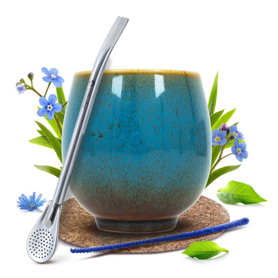 Σετ εκκίνησης Yerba Mate Calabash + Bombilla