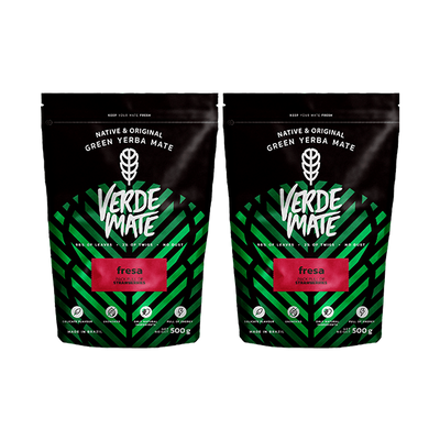 Yerba Verde Mate Green FRESA Φράουλα 1kg 1000g