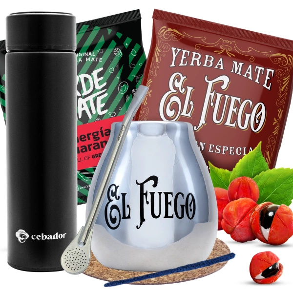 Σετ Yerba Mate Πράσινο Yerbomos bombilla 2x50g