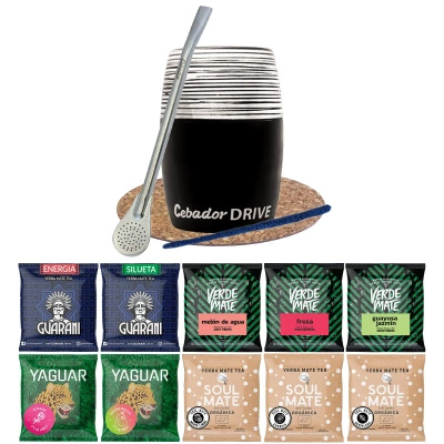 Σετ Yerba Verde Mate Green 10x50 Mate Cup Drive