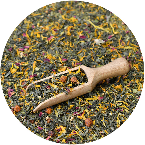 Σετ για τον Λέοντα: τσάι ζωδιακού κύκλου + μαγικός πολύτιμος λίθος