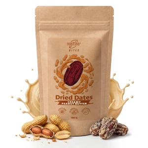 Nustino Bites – Αποξηραμένοι Χουρμάδες – Creamy Peanut Butter 100 γρ.