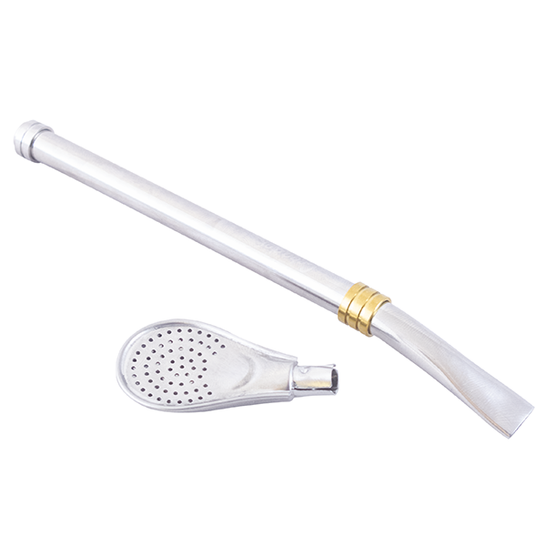 Bombilla Anillo χρυσό + καθαριστικό