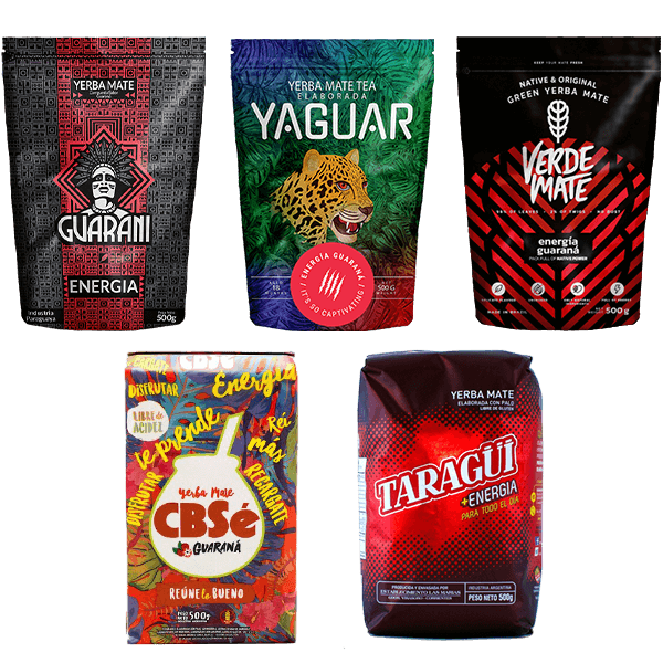 Yerba Mate Energia 5x0,5kg Διάφορες μάρκες