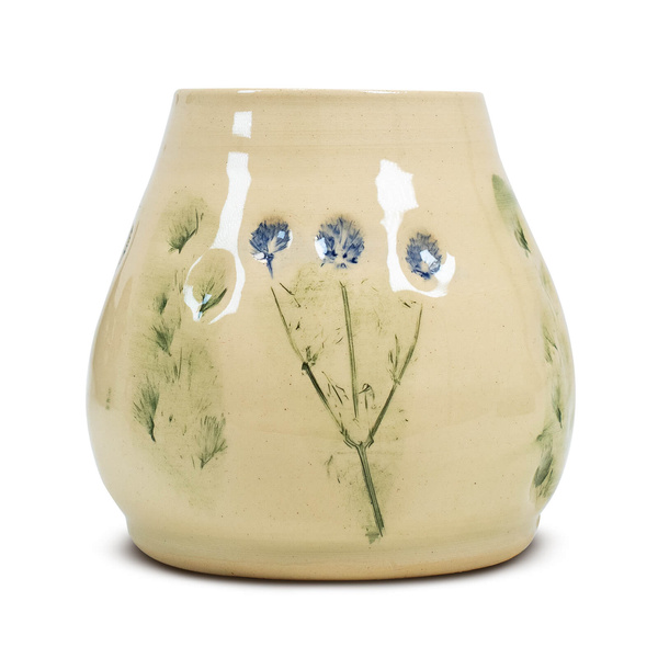 Κεραμική κούπα μάτε Flora Blue 300 ml – Σειρά Crater