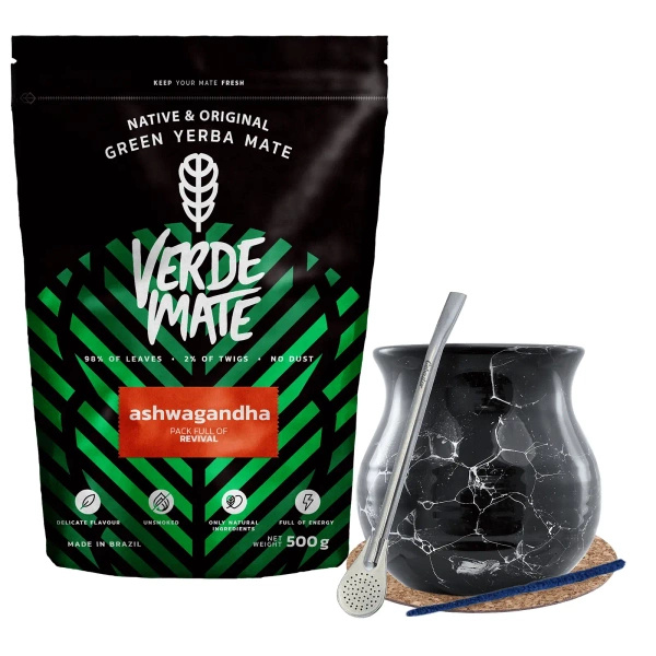 Πλήρες σετ για Yerba Mate, matero, bombilla