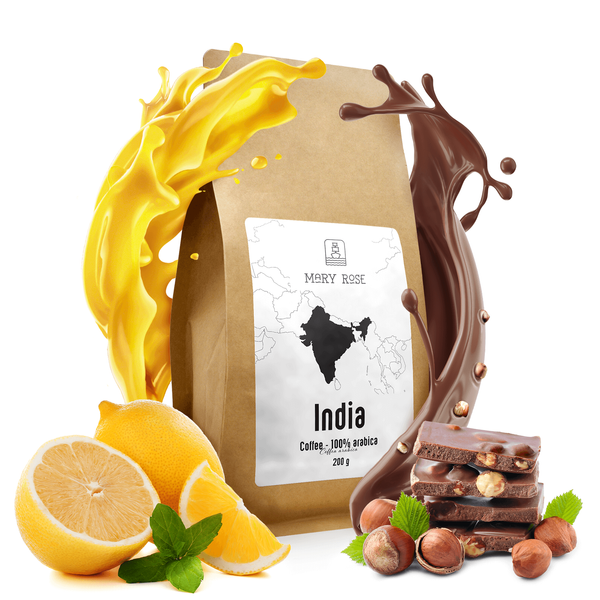 Mary Rose - καφές ολόκληρος Ινδία Karnataka premium 200g