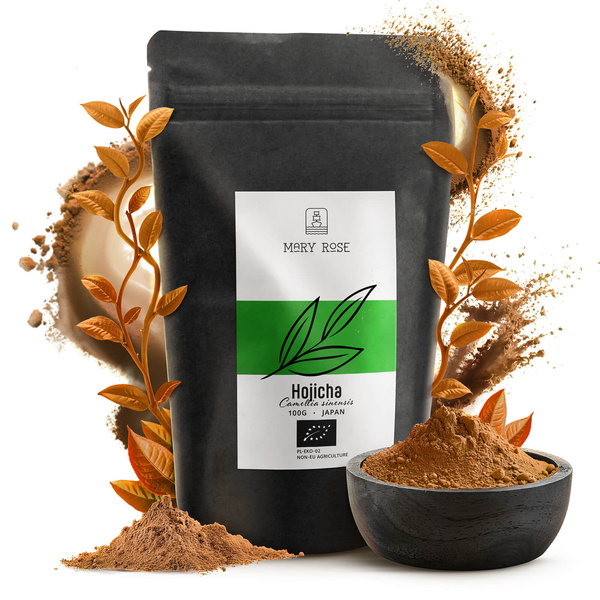Mary Rose – Ψημένο Πράσινο Τσάι Hojicha Powder (BIO) 100 g