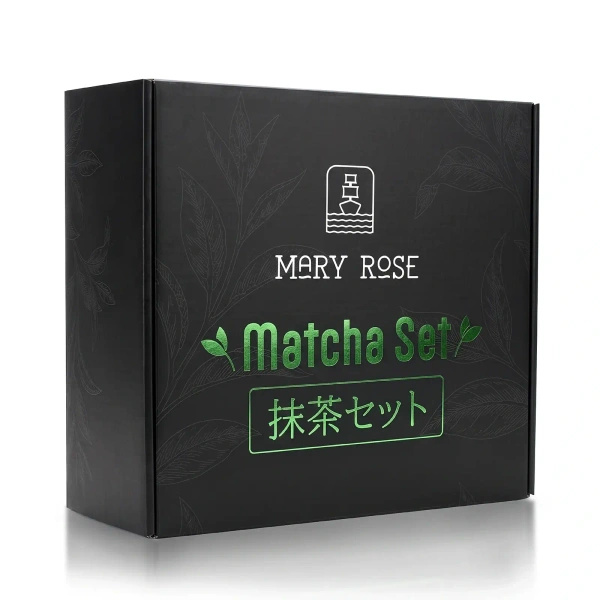 Σετ δώρου για χρωματιστό Matcha Latte: Matcha + Yellow Matcha + αξεσουάρ