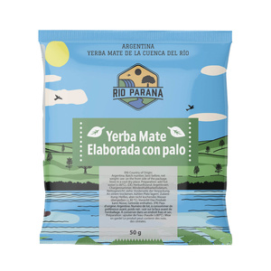 Yerba Mate Rio Parana σετ 2x50g Calabash + Bombilla