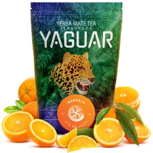 Σετ Yerba Mate Yaguar Naranja 500g + Yaguar Menta Limon 500g