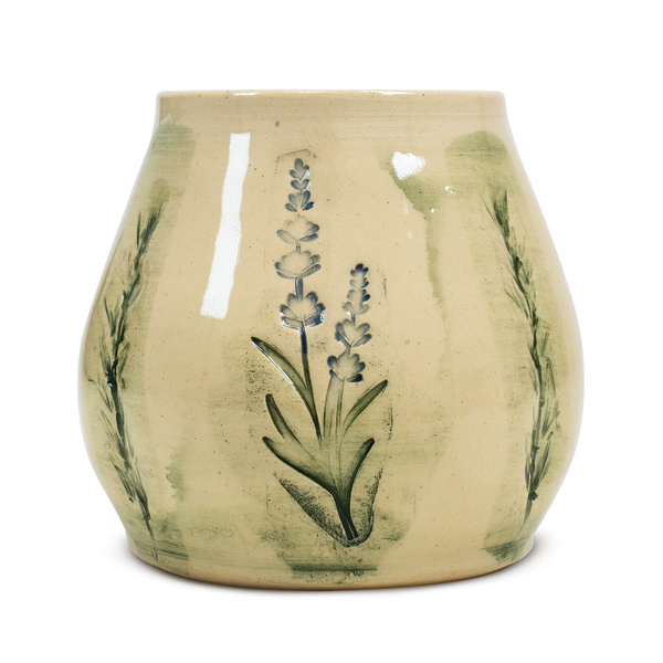 Κεραμική κούπα μάτε Flora Green 300 ml – Σειρά Crater