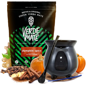 Σετ εκκίνησης Yerba Mate Verde Mate Pumpkin Spice 400 g + Κύπελλο Caldero Καζάνι
