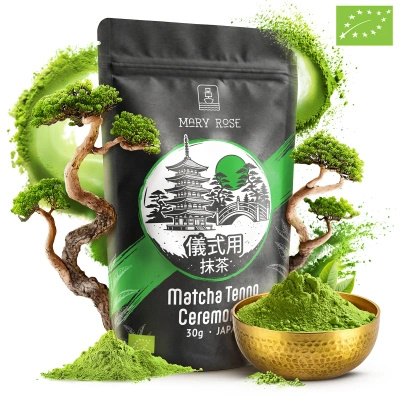 Mary Rose – Ιαπωνικό πράσινο τσάι Matcha Tenno (BIO) Τελετουργικό 30 γρ.