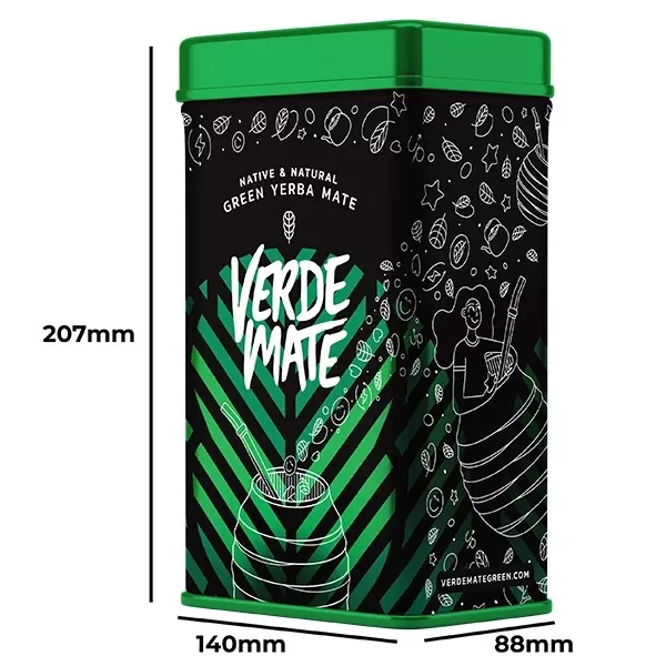 Yerbera – Μεταλλικό κουτί + Verde Mate Green Hangover 0,5 κιλά