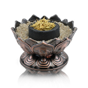 Σετ από ρινίσματα palo santo, καυστήρα θυμιάματος και κάρβουνα θυμιάματος